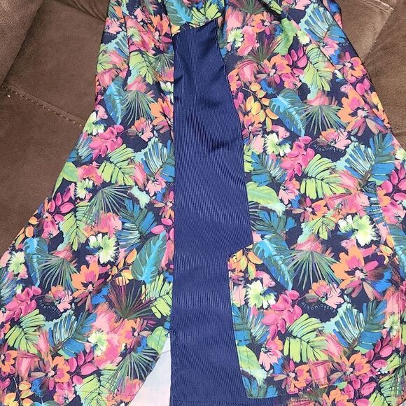 Planet Koi Floral Scrub Top L - Picture 5 of 7